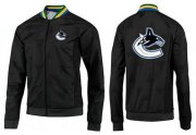 Wholesale Cheap NHL Vancouver Canucks Zip Jackets Black-3