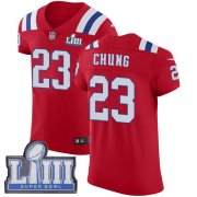 Wholesale Cheap Nike Patriots #23 Patrick Chung Red Alternate Super Bowl LIII Bound Men's Stitched NFL Vapor Untouchable Elite Jersey