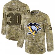 Wholesale Cheap Adidas Penguins #30 Matt Murray Camo Authentic Stitched NHL Jersey