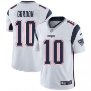 Wholesale Cheap Nike Patriots #10 Josh Gordon White Men's Stitched NFL Vapor Untouchable Limited Jersey