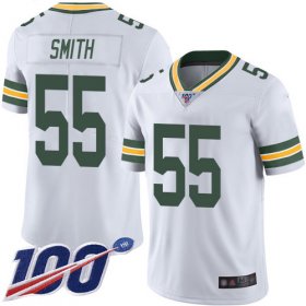 Wholesale Cheap Nike Packers #55 Za\'Darius Smith White Men\'s Stitched NFL 100th Season Vapor Limited Jersey