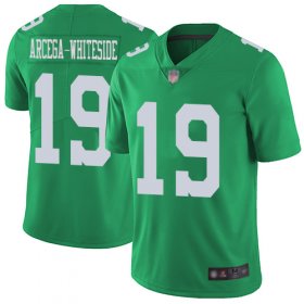 Wholesale Cheap Nike Eagles #19 JJ Arcega-Whiteside Green Men\'s Stitched NFL Limited Rush Jersey