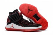 Wholesale Cheap Air Jordan XXXII Retro Shoes Black/red-white