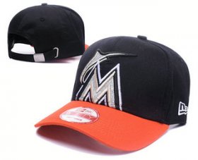 Wholesale Cheap Miami Marlins Snapback Ajustable Cap Hat GS 4