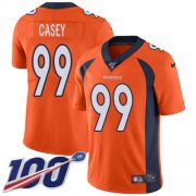 Wholesale Cheap Nike Broncos #99 Jurrell Casey Orange Team Color Men's Stitched NFL 100th Season Vapor Untouchable Limited Jersey