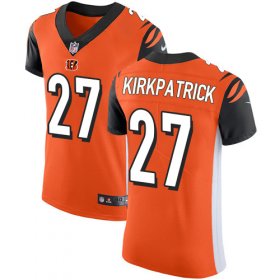 Wholesale Cheap Nike Bengals #27 Dre Kirkpatrick Orange Alternate Men\'s Stitched NFL Vapor Untouchable Elite Jersey