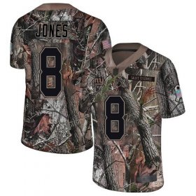 Wholesale Cheap Nike Giants #8 Daniel Jones Camo Men\'s Stitched NFL Limited Rush Realtree Jersey