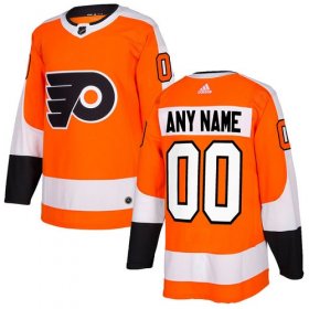 Wholesale Cheap Men\'s Adidas Flyers Personalized Authentic Orange Home NHL Jersey