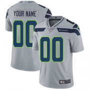 Wholesale Cheap Nike Seattle Seahawks Customized Grey Alternate Stitched Vapor Untouchable Limited Youth NFL Jersey