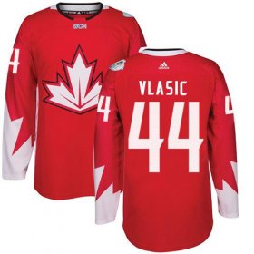 Wholesale Cheap Team Canada #44 Marc-Edouard Vlasic Red 2016 World Cup Stitched Youth NHL Jersey