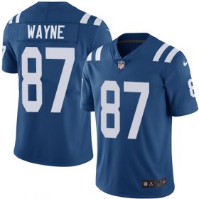 Wholesale Cheap Nike Colts #87 Reggie Wayne Royal Blue Team Color Men\'s Stitched NFL Vapor Untouchable Limited Jersey