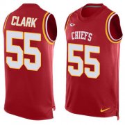 Wholesale Cheap Nike Chiefs #55 Frank Clark Red Team Color Men's Stitched NFL Limited Tank Top Jersey