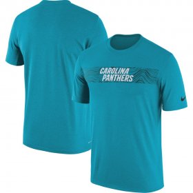 Wholesale Cheap Carolina Panthers Nike Sideline Seismic Legend Performance T-Shirt Blue