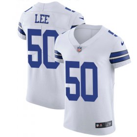 Wholesale Cheap Nike Cowboys #50 Sean Lee White Men\'s Stitched NFL Vapor Untouchable Elite Jersey