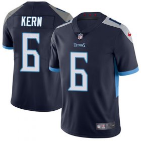 Wholesale Cheap Nike Titans #6 Brett Kern Navy Blue Team Color Men\'s Stitched NFL Vapor Untouchable Limited Jersey
