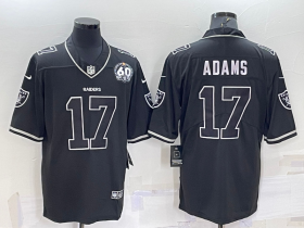 Wholesale Men\'s Las Vegas Raiders #17 Davante Adams Black Shadow 2021 Vapor Untouchable Stitched Nike Limited Jersey