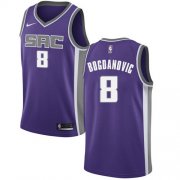 Wholesale Cheap Women's Sacramento Kings #8 Bogdan Bogdanovic Purple Basketball Swingman Icon Edition Jersey