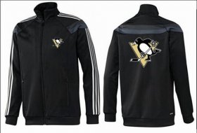 Wholesale Cheap NHL Pittsburgh Penguins Zip Jackets Black-3