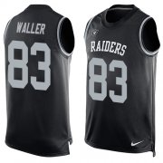 Wholesale Cheap Nike Raiders #83 Darren Waller Black Team Color Men's Stitched NFL Limited Tank Top Jersey