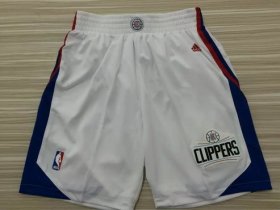 Wholesale Cheap Men\'s Los Angeles Clippers 2015-16 White Short