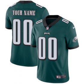 Wholesale Cheap Nike Philadelphia Eagles Customized Midnight Green Team Color Stitched Vapor Untouchable Limited Men\'s NFL Jersey
