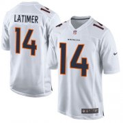 Wholesale Cheap Nike Broncos #14 Cody Latimer White Men's Stitched NFL Game Event Jersey