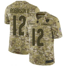 Wholesale Cheap Nike Bears #12 Allen Robinson II Camo Men\'s Stitched NFL Limited 2018 Salute To Service Jersey