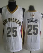 Wholesale Cheap New Orleans Pelicans #25 Austin Rivers White Swingman Jersey