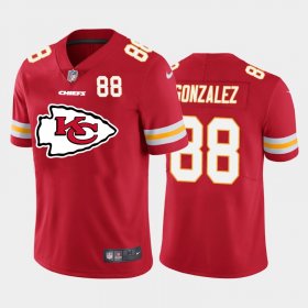 Wholesale Cheap Kansas City Chiefs #88 Tony Gonzalez Red Men\'s Nike Big Team Logo Player Vapor Limited NFL Jersey