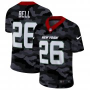 Cheap New York Jets #26 Le'Veon Bell Men's Nike 2020 Black CAMO Vapor Untouchable Limited Stitched NFL Jersey