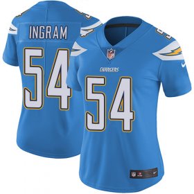 Wholesale Cheap Nike Chargers #54 Melvin Ingram Electric Blue Alternate Women\'s Stitched NFL Vapor Untouchable Limited Jersey