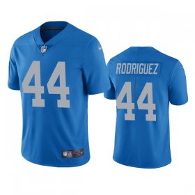 Wholesale Cheap Men\'s Detroit Lions #44 Malcolm Rodriguez Blue Vapor Untouchable Limited Stitched Jersey