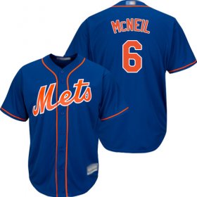 Wholesale Cheap Mets #6 Jeff McNeil Blue New Cool Base Stitched MLB Jersey