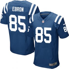Wholesale Cheap Nike Colts #85 Eric Ebron Royal Blue Team Color Men\'s Stitched NFL Elite Jersey