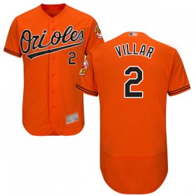 Wholesale Cheap Orioles #2 Jonathan Villar Orange Flexbase Authentic Collection Stitched MLB Jersey