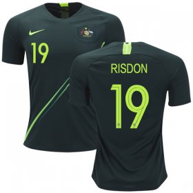 Wholesale Cheap Australia #19 Risdon Away Soccer Country Jersey