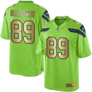 Wholesale Cheap Nike Seahawks #89 Doug Baldwin Green Men's Stitched NFL Limited Gold Rush Jersey
