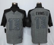 Wholesale Cheap Nike Buccaneers #13 Mike Evans Gray Men's Stitched NFL Limited Gridiron Gray Jersey
