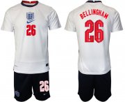 Wholesale Cheap Men 2020-2021 European Cup England home white 26 Nike Soccer Jersey