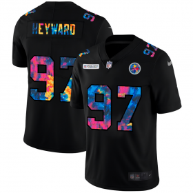 Cheap Pittsburgh Steelers #97 Cameron Heyward Men\'s Nike Multi-Color Black 2020 NFL Crucial Catch Vapor Untouchable Limited Jersey