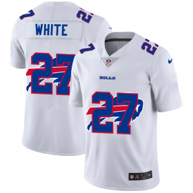 Wholesale Cheap Buffalo Bills #27 Tre\'Davious White White Men\'s Nike Team Logo Dual Overlap Limited NFL Jersey