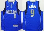 Wholesale Cheap Dallas Mavericks #9 Rajon Rondo Revolution 30 Swingman 2014 New Light Blue Jersey