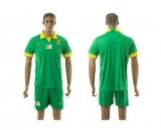 Wholesale Cheap South African Blank Green Away Soccer Country Jersey