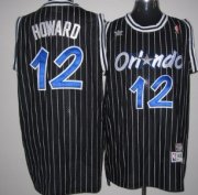 Wholesale Cheap Orlando Magic #12 Dwight Howard Black Swingman Throwback Jersey