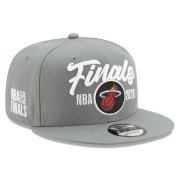 Wholesale Cheap Heat Team Logo 2020 NBA Finals Gray Adjustable Hat SG