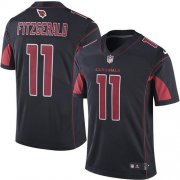 Wholesale Cheap Nike Cardinals #11 Larry Fitzgerald Black Men's Stitched NFL Limited Rush Jersey
