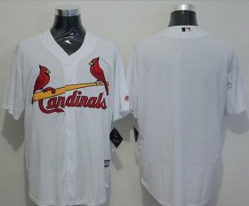 Wholesale Cheap Cardinals Blank White New Cool Base Stitched MLB Jersey