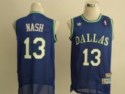 Wholesale Cheap Dallas Mavericks #13 Steve Nash Light Blue Swingman Throwback Jersey