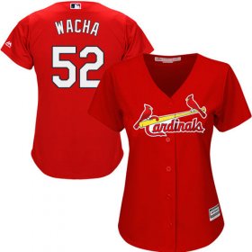 Wholesale Cheap Cardinals #52 Michael Wacha Red Alternate Women\'s Stitched MLB Jersey