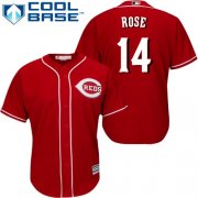 Wholesale Cheap Reds #14 Pete Rose Red Cool Base Stitched Youth MLB Jersey